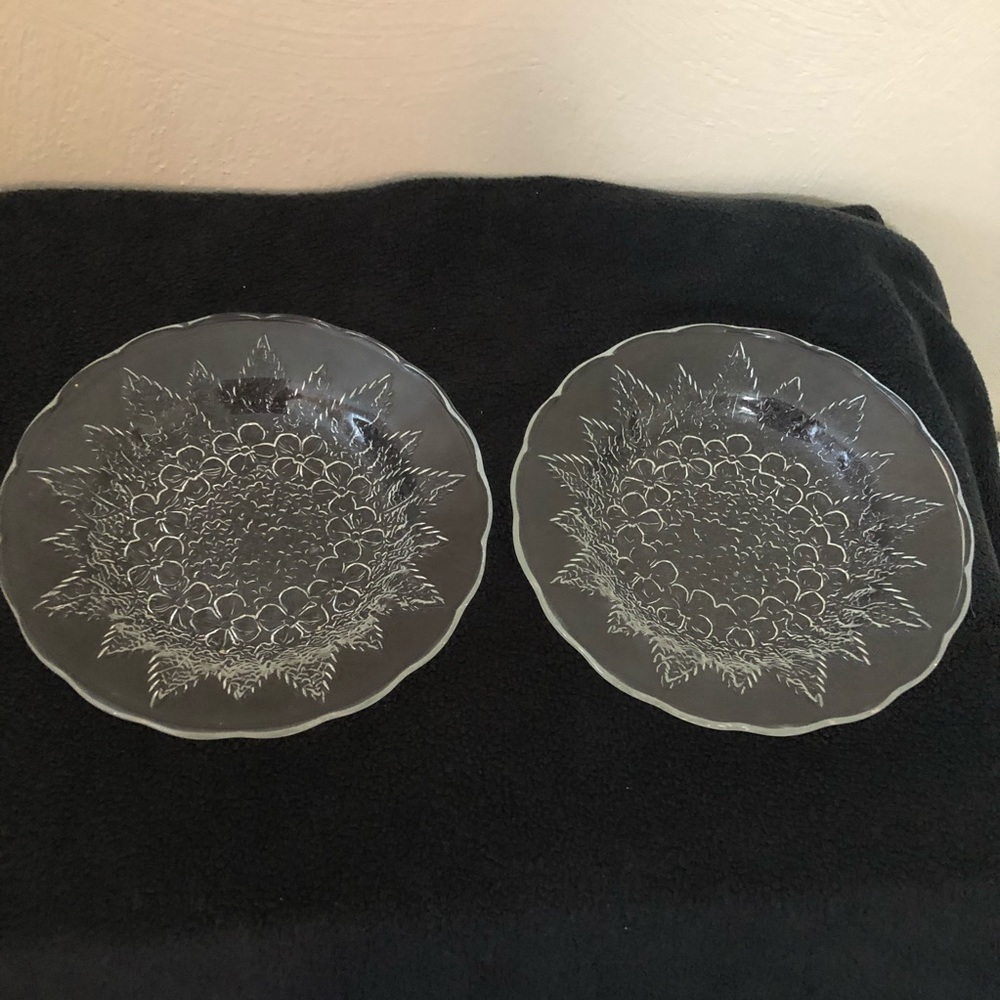 KIG Indonesia Dogwood Flower Saucer/Bowl Vintage